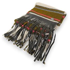 Chanel-Chanel Paris Dallas Collection Cashmere Stole-Brown,Pink,Beige
