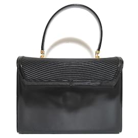 Tiffany & Co-Tiffany & Co. Vintage Leather Handbag-Black