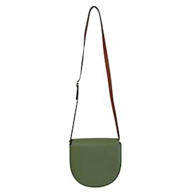 Loewe-Loewe Heel Duo Leather Mini Shoulder Bag-Brown,Khaki