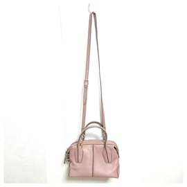 Tod's-Tod's D-Styling Mini Cow Leather Handbag-Pink