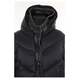 Maje-Cotton down jacket-Black