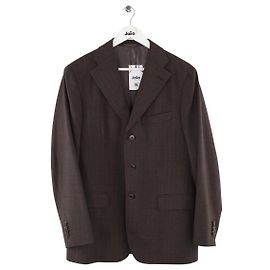 Franck Namani Braune Wolljacke Braun