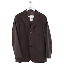 Franck Namani-Wool jacket-Brown
