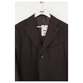 Franck Namani-Wool jacket-Brown