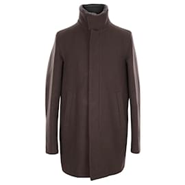 Herno-Wool coat-Brown