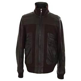 Dolce & Gabbana-Leather jacket-Black