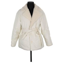 Claudie Pierlot Chaqueta de algodón Blanco
