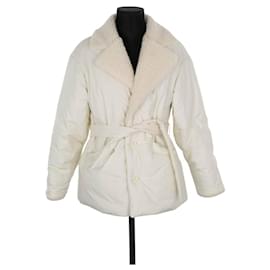 Claudie Pierlot-Cotton down jacket-White