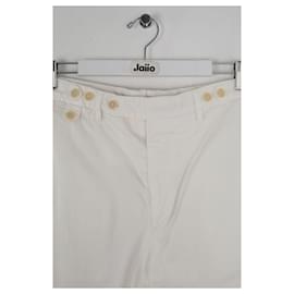Franck Namani-Cotton pants-White