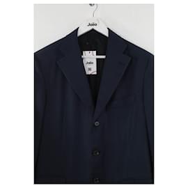 Franck Namani-Wool jacket-Blue