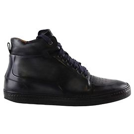 Berluti Leder-Sneaker Schwarz