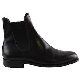 JM Weston-Leather boots-Black