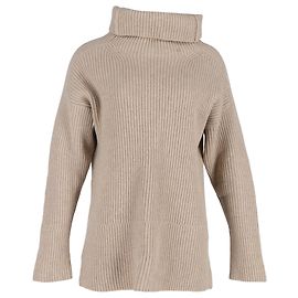 Pull surdimensionné Joseph en laine beige Beige
