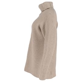 Joseph-Joseph Oversized Sweater in Beige Wool-Beige