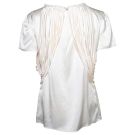 Chanel-off-white runway blouse-White,Cream