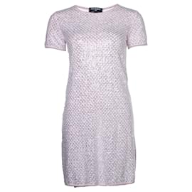 Chanel-pink dress with rhinestones-Pink