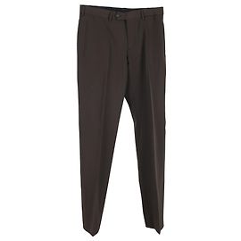 Prada gerade Hosen aus braunem Polyamid Braun