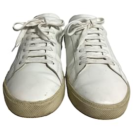 Saint Laurent-Saint Laurent Court Classic Trainers in White Leather-White