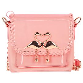 Bolsa de ombro Claudie Flamingo da Sophia Webster em couro rosa Rosa