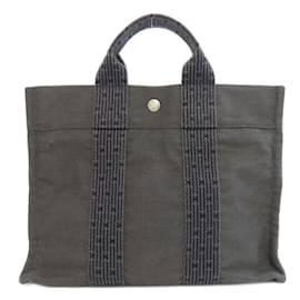 Hermès-Sac Tote PM de la ligne Air d'Hermès-Noir