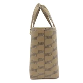 Balenciaga-Balenciaga 702699 BB Monogram Handbag-Brown