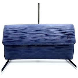 Louis Vuitton-Louis Vuitton Portefeuille Sarah-Navy blue