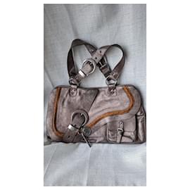 Dior-Dior Gaucho bag-Silvery
