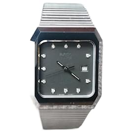 Autre Marque-Retro quartz watch, Rado DiaStar ref. 129.0116.3 Swiss Made-Black,Silvery