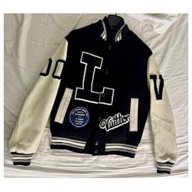 Louis Vuitton-Louis Vuitton Varsity jacket-Black