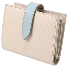 Céline-Céline Small Strap Wallet-Beige