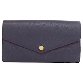 Louis Vuitton-Louis Vuitton Empreinte Long Wallet-Red,Navy blue