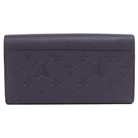 Louis Vuitton-Louis Vuitton Empreinte Long Wallet-Red,Navy blue