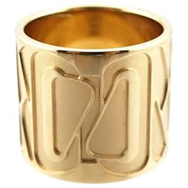 Hermès-Hermes Gold Scarf Ring-Golden