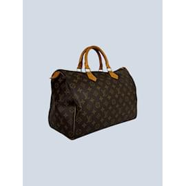 Louis Vuitton-Louis Vuitton Speedy 35 handbag in Monogram canvas.-Dark brown