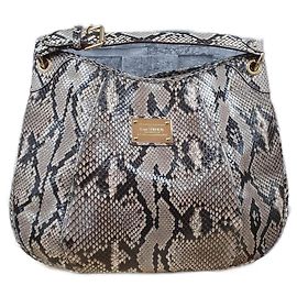 Louis Vuitton Galleria  GM Python Leder Schultertasche Andere