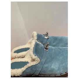 Hermès-Clogs-Blue