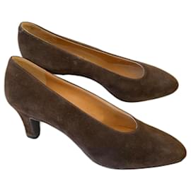 Hermès-Vintage Hermès pumps-Brown