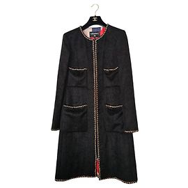 Iconic Chanel coat Black