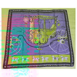 Hermès-Hermès gala cut square-Multiple colors