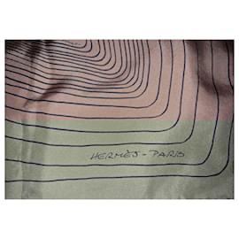 Hermès-Hermès square Pegasus landscape-Multiple colors