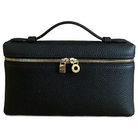 Sac L19 Extra Pocket de Loro Piana Noir