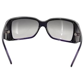 Chanel-CHANEL Sunglasses plastic Purple CC Auth bs21339-Purple