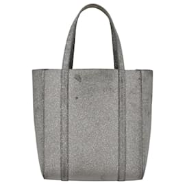 Balenciaga-Sac à main en cuir BALENCIAGA Everyday XXS 2way Argent Auth bs21056-Argenté