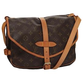 Louis Vuitton-LOUIS VUITTON Monogram Saumur 30 Shoulder Bag M42256 LV Auth am7472-Monogram