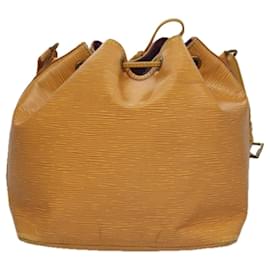 Louis Vuitton-LOUIS VUITTON Epi Petit Noe Shoulder Bag Yellow M44102 LV Auth 108728-Yellow