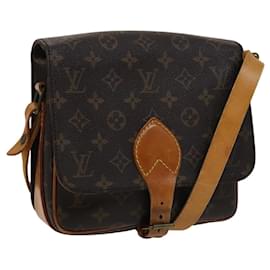 Louis Vuitton-LOUIS VUITTON Monogram Cartouchiere MM Shoulder Bag M51253 LV Auth 108893-Monogram