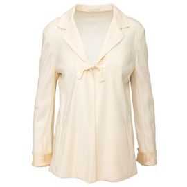 Camisa de seda Yohji Yamamoto Branco