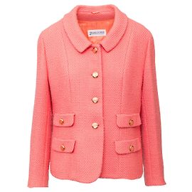 Jaqueta de lã rosa Herno Rosa
