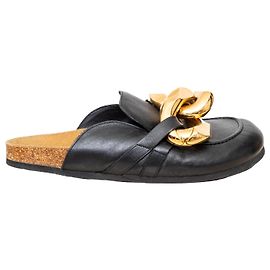 JW Anderson Leather Mules Black