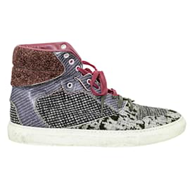 Balenciaga-Tênis de cano alto Balenciaga-Multicor
